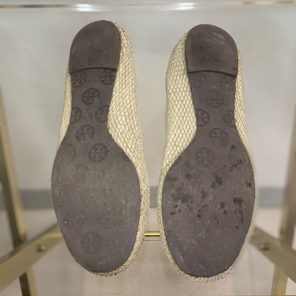 Tory Burch Python Flats - Picture 2 of 3